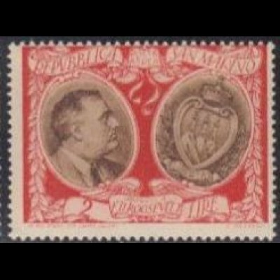 San Marino Mi.Nr. 363 2. Todestag Franklin D.Roosevelt mit Wappen San Marino (2)