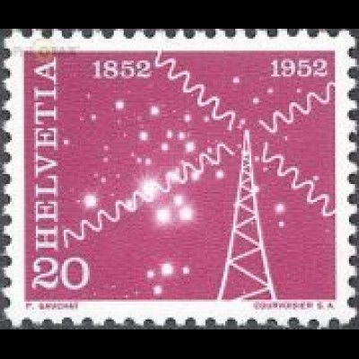 Schweiz Mi.Nr. 568 100 J. elektr. Nachrichtenwesen, Symbol: Radio (20)