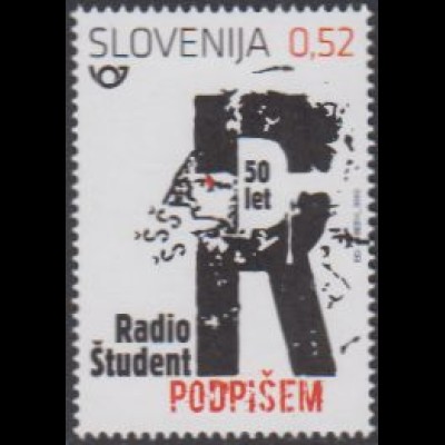 Slowenien MiNr. 1364 Radio Student (0,52)