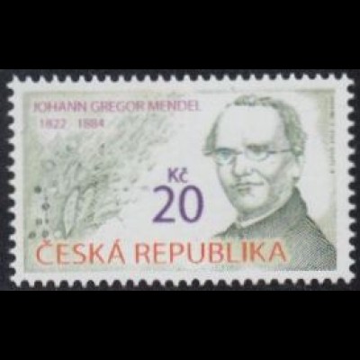 Tschechien Mi.Nr. 715 150.Geb. Gregor Mendel (20)
