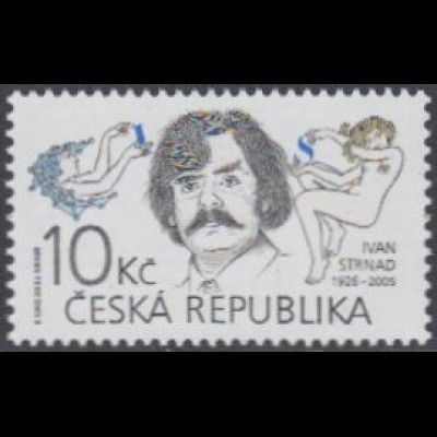 Tschechien Mi.Nr. 754 Tradition tsch.Briefmarkengestaltung, Ivan Strnad (10)