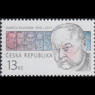 Tschechien Mi.Nr. 829 Tradition tsch.Briefmarkengestaltung, O.Kulhánek (13)