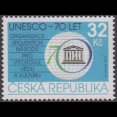 Tschechien MiNr. 907 70Jahre UNESCO (32)