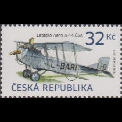Tschechien MiNr. 912 Historische Verkehrsmittel, Doppeldecker (32)
