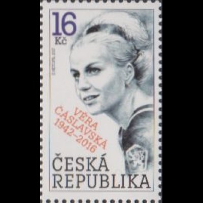 Tschechien MiNr. 922 Vera Cáslavská, Kunstturnerin (16)