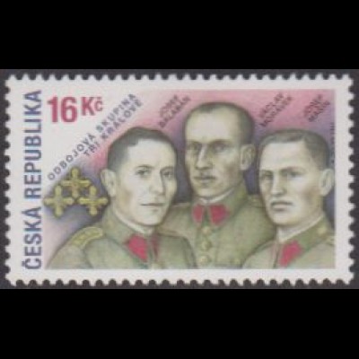 Tschechien MiNr. 939 Widerstandsgruppe im 2.Weltkrieg (16)