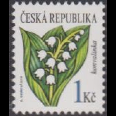 Tschechien MiNr. 985 Freim. Maiglöckchen (1)