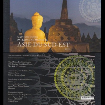 UNO Genf MiNr. MH 0-18 UNESCO-Welterbe Südostasien