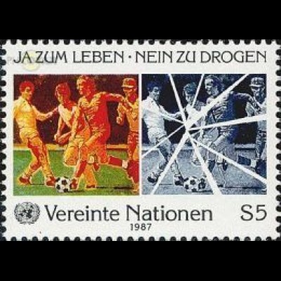 UNO Wien Mi.Nr. 71 Gegen Droegenmißbrauch Fußballspieler (5)