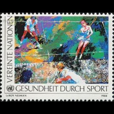 UNO Wien Mi.Nr. 86 Gesundheit durch Sport Tennis (8)