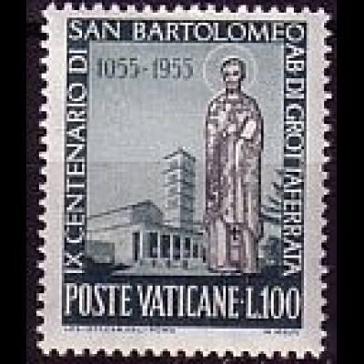 Vatikan Mi.Nr. 240 H. Bartholomäus, Basilika von Grottaferrata (100)