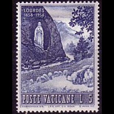 Vatikan Mi.Nr. 282 Marienerscheinung Lourdes, Schafherde (5)