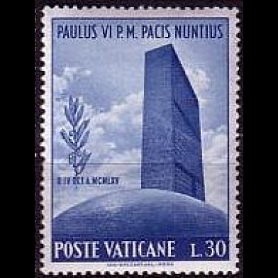 Vatikan Mi.Nr. 484 Besuch Paul VI bei UNO, UNO Gebäude New York (30)