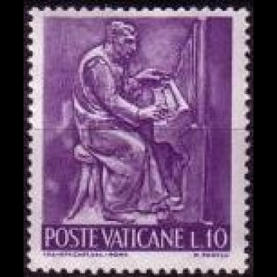 Vatikan Mi.Nr. 491 Freim. Bronzereliefs Arbeit Musik (10)