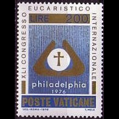 Vatikan Mi.Nr. 681 Int. Eucharistischer Kongress, Emblem (200)