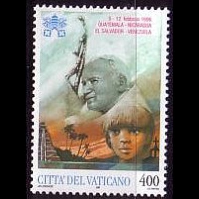 Vatikan Mi.Nr. 1227 Papst Johannes Paul II., Reise nach Nicaragua (400)