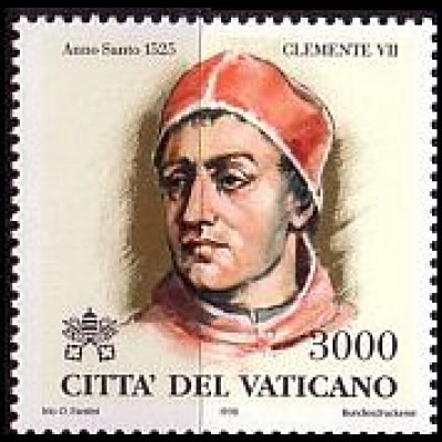 Vatikan Mi.Nr. 1241 Päpste z.Zt. d.hl.Jahre, Klemens VII. (3000)