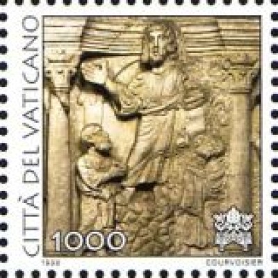 Vatikan Mi.Nr. 1260 Bfm.ausst. ITALA 98, Christus und Simon (1000 a.Block)