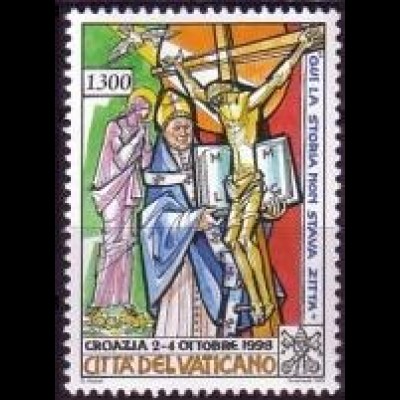 Vatikan Mi.Nr. 1300 Papst Johannes Paul II., Reise nach Kroatien (1300)