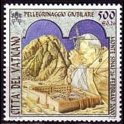 Vatikan Mi.Nr. 1375 Pilgerreisen Papst Johannes Paul II. Sinai (500/0,26)