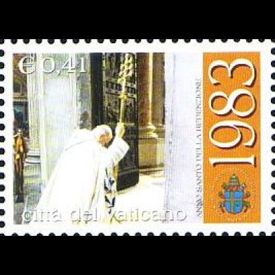 Vatikan Mi.Nr. 1434 25 J. Pont. Johannes Paul II. Hl. Pforte (0,41)