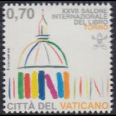 Vatikan Mi.Nr. 1805 Vatikanstadt als Gastland auf Turiner Buchmesse (0,70)