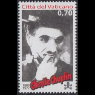 Vatikan Mi.Nr. 1813 125.Geb. Charlie Chaplin (0,70)