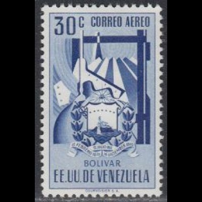 Venezuela Mi.Nr. 767 Bolivar-Wappen, Eisenerz-Gewinnung (30)