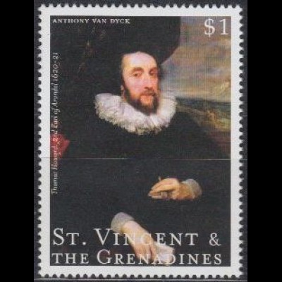 St.Vincent & die Grenadinen Mi.Nr. 4857 van Dyck, Thomas Howard 2nd Earl of… (1)