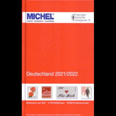 Michel Deutschland Katalog 2021/2022, 108.Auflage