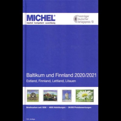 Michel Europa Katalog Band 11 - Baltikum und Finnland 2020/2021, 105. Auflage