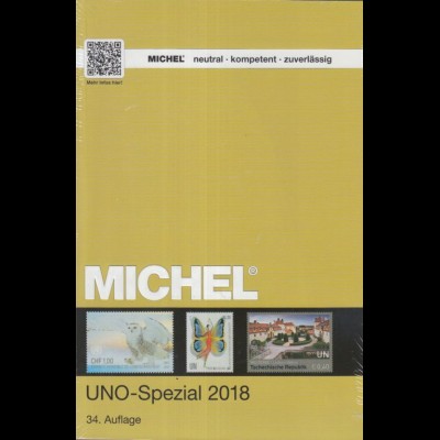 Michel - UNO Spezial Katalog 2018, 34.Auflage