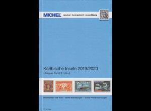 Michel Übersee Katalog Band 2, Teil 1, Karibische Inseln 2019/2020 (A-J), 40. Auflage