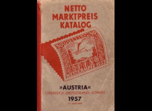 Austria - Netto-Marktpreis-Katalog 1957 (Österreich, Deutschland, Schweiz)