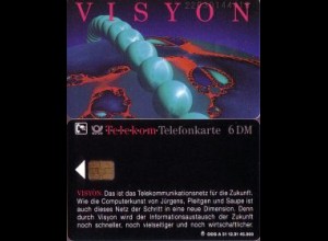 Telefonkarte A 51 12.91 Visyon, DD 2203, Aufl. 45000