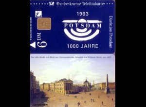 Telefonkarte A 09 09.93 1000 J. Potsdam, Chip nicht fluoresz.,DD 2306,Aufl.55000
