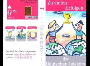 Telefonkarte A 23 09.99 Betr. Vorschlagswesen - Erfolge, DD 2909, Aufl. 18000