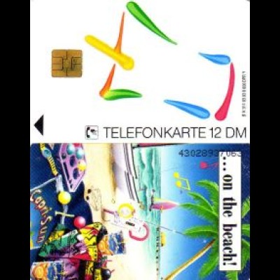Telefonkarte K 911 03.93 ... on the beach! Aufl. 8.000