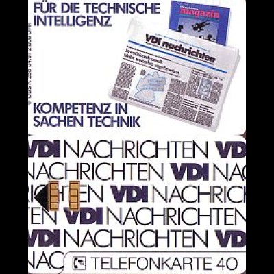 Telefonkarte K 288 04.91, VDI Nachrichten, Aufl. 2000
