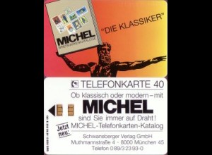 Telefonkarte K 318 06.91, Michel, Aufl. 12000