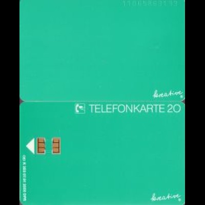 Telefonkarte K 353 07.91, Kreative, Aufl. 2000