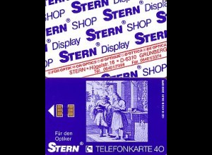 Telefonkarte K 473 B 09.91, Für den Optiker: Stern, Aufl. 2000