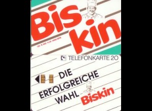 Telefonkarte K 582 11.91, Biskin, Aufl. 4000