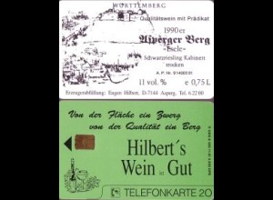 Telefonkarte K 585 11.91, Hilbert's Wein ist Gut, Aufl. 2000