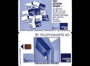 Telefonkarte K 647 01.92, Hering Bau, Aufl. 6000