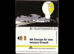 Telefonkarte K 789 03.92, Energie für bessere Umwelt, Aufl. 2000