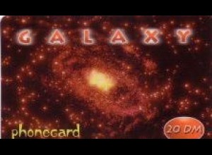 Calling Card, Galaxy, Weltraum, 20 DM