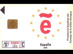 Telefonkarte Spanien, Espana 1995, 2000+100