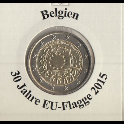 Belgien 2015 EU-Flagge