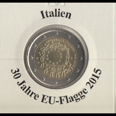 Italien 2015 EU-Flagge